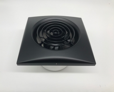 Вентилятор накладной Soler & Palau Silent 100 CRZ Black Matte (таймер)